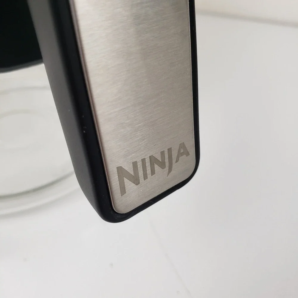 Ninja Coffee Maker Replacement‎ Glass Carafe 10 Cup Black with Brew Through Lid